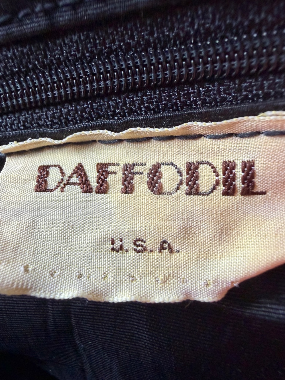 VINTAGE Daffodil Tapestry Style Bag - Picture 9 of 9
